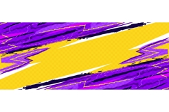Dynamic Sport Background with Yellow and Purple Brush Stroke Product Image 1