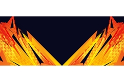 Abstract and Energetic Sports Background with Orange Brush Product Image 1