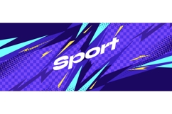 Abstract and Dynamic Sport Background with Halftone Patterns Product Image 1