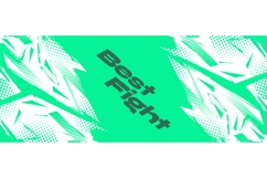 Green and White Modern Sport Background Design Product Image 1