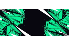 Energetic Sports Background with Neon Green and White Brush Product Image 1