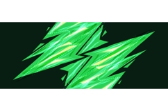 Abstract Background with Sharp Zig Zag Green Energy Shapes Product Image 1