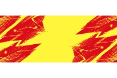 Abstract and Dynamic Sport Background with Pop Art Style Product Image 1