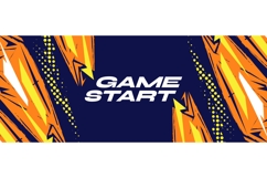 Modern and Dynamic Sports Background with Sharp Brush Product Image 1