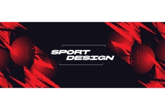 Energetic Sport Background with Black and Red Grunge Brush Product Image 1