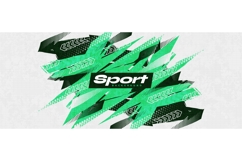 Modern and Energetic Sport Background with Arrow Shapes Product Image 1