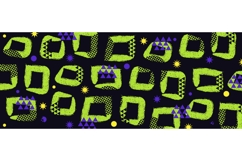 Abstract Playful Background with Green Square Shapes Product Image 1