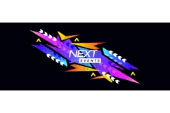 Dynamic Sport Background with Colorful Gradient Brush Stroke Product Image 1