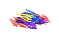 Modern and Energetic Background with Colorful Sharp Brush Product Image 1