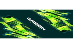 Energetic Sport Background with Green Brush Strokes Product Image 1