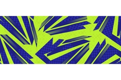 Abstract Background with Blue Sharp Shapes and Arrows Product Image 1