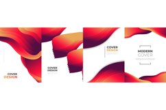 Modern Abstract Cover Design Template with Colorful Fluid Product Image 1