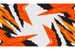Modern Sport Background with Orange Flame Shapes Product Image 1