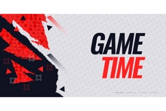 Energetic Sport Background Design in Black and Red Product Image 1