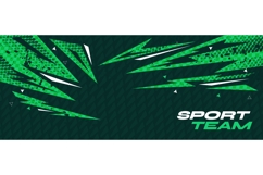 Abstract Energetic Sport Background with Sharp Green Shapes Product Image 1