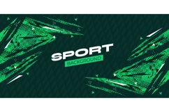 Modern and Energetic Sport Background with Sharp Green Shape Product Image 1