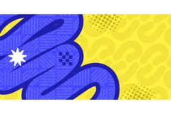 Abstract and Creative Background in Pop Art Style Product Image 1