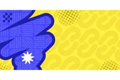 Cute Background Design in Retro Pop Art Style Product Image 1