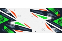 Modern Abstract Banner Design with Geometric Shapes Product Image 1