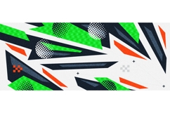 Abstract Sport Background with Geometric Dynamic Shapes Product Image 1