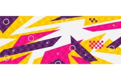 Abstract and Vibrant Pop Art Background Product Image 1