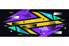 Colorful and Vibrant Background in Pop Art Style Product Image 1