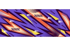 Energetic Abstract Sport Background with Pop Art Style Product Image 2