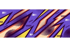 Energetic Abstract Sport Background with Pop Art Style Product Image 4