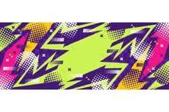 Abstract Sport Background in Colorful Pop Art Style Product Image 1