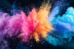 colorful powder background Product Image 1