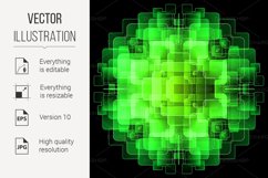 Background with green digital screens Product Image 1