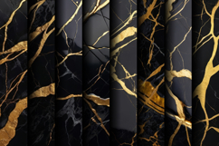 Background Luxurious Black Marble With Gold Texture Product Image 3