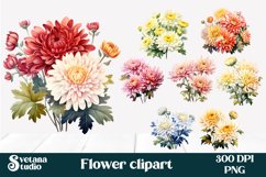 Chrysanthemums clipart | Chrysanthemums flower sublimation