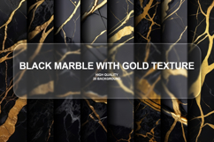 Background Luxurious Black Marble With Gold Texture Product Image 1