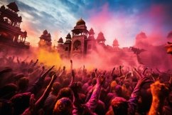 Background image of the colorful Indian Holi festival Product Image 1