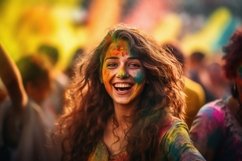 Background image of the colorful Indian Holi festival Product Image 1