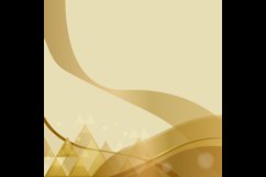 Background with golden luxury lines elements design Product Image 2