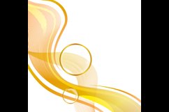 Background with orange abstract waves decoration Product Image 2