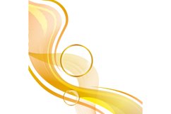 Background with orange abstract waves decoration Product Image 1