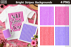 Stripes Background | Purple Red Bright Summer Sublimation Product Image 1