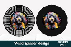 Animal wind spinner sublimation | Dog wind spinner love