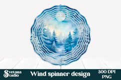 Winter forest wind spinner | Wind spinner design
