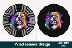 Animal wind spinner sublimation | Dog wind spinner design