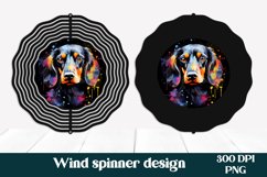Animal wind spinner design | Dog wind spinner PNG