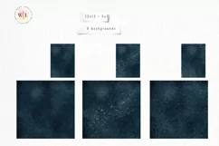 Space Boy and Girl Watercolor Clipart Png Product Image 2