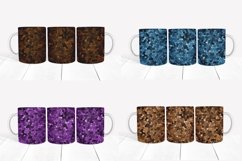 Mosaic backgrounds for sublimation