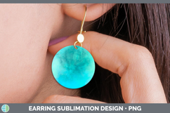 GorgeousBackgrounds Round Earrings design.