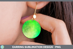GorgeousBackgrounds Round Earrings design.