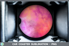 GorgeousBackgrounds Car Coaster design.