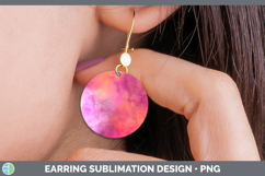 GorgeousBackgrounds Round Earrings design.